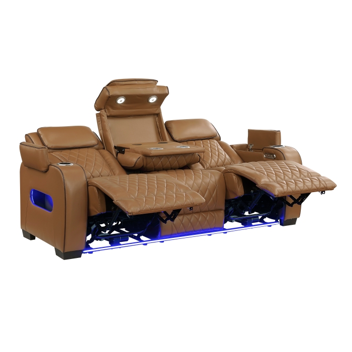 9516BRW Sofa and Love Seat - Image 3