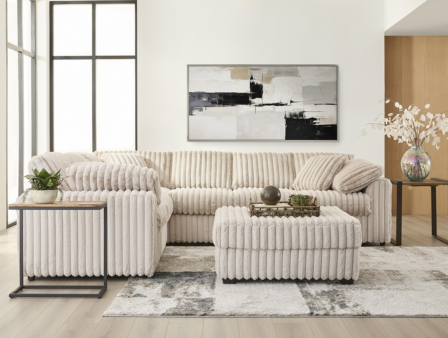 24550 MONDO BLACK SECTIONAL - Image 2