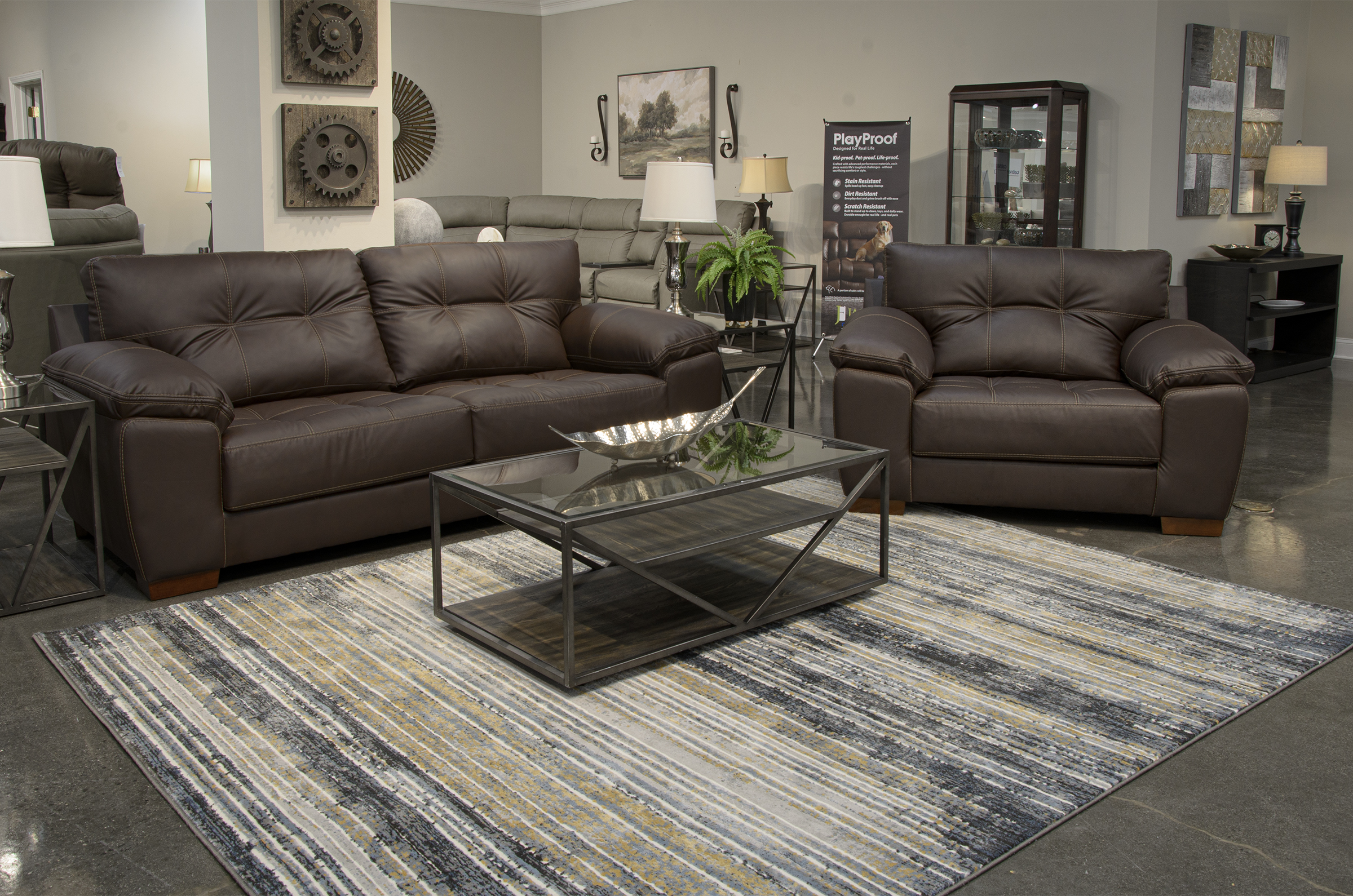 3396 FINN SOFA AND LOVE SEAT SET