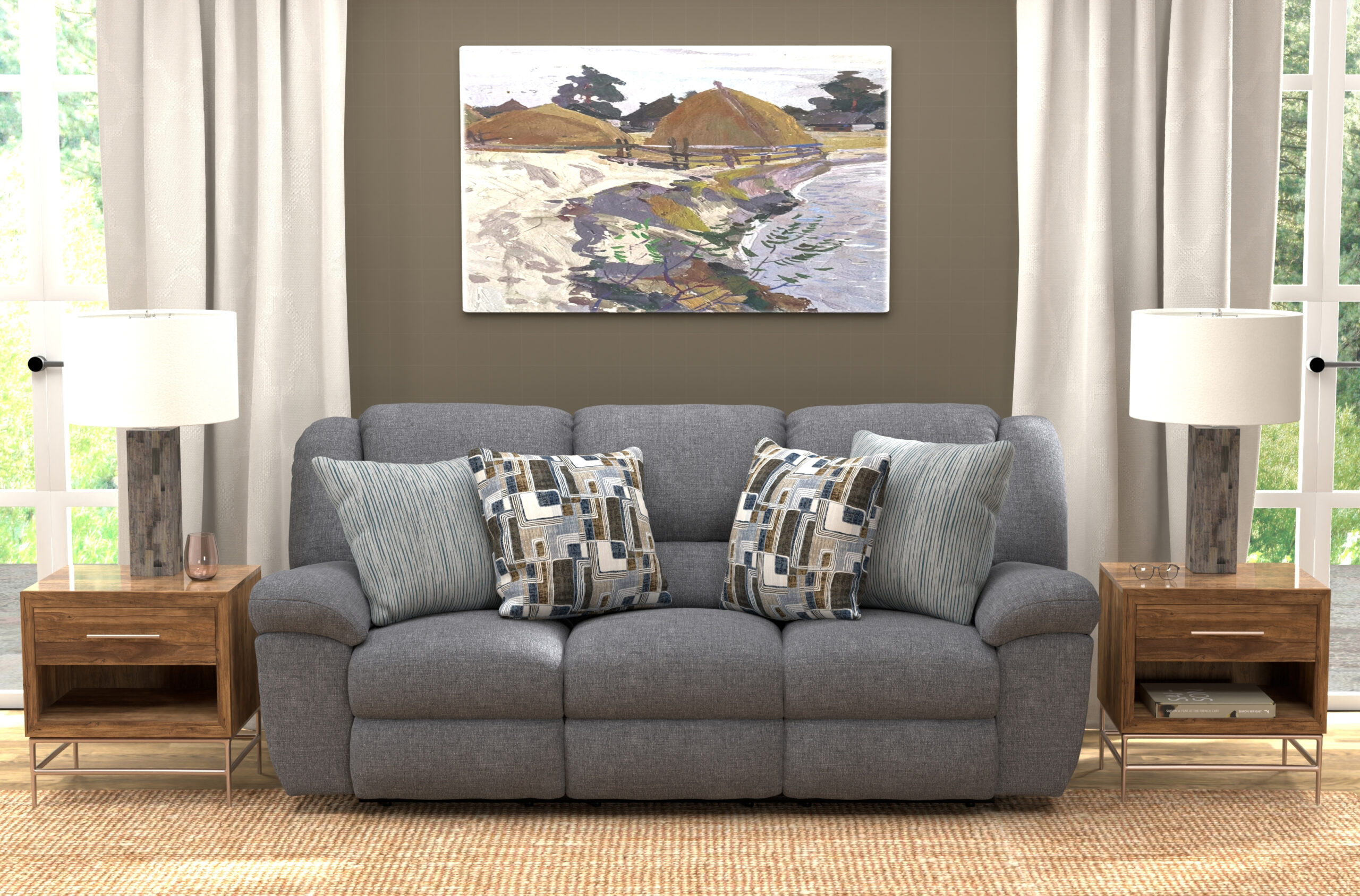 165 TRIFECTA SOFA AND LOVE SEAT SET